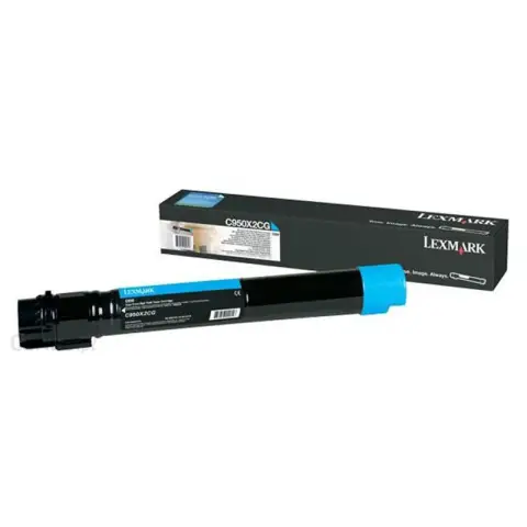 Toner Lexmark C950X2CG Cyan do drukarek (Oryginalny) [22k]