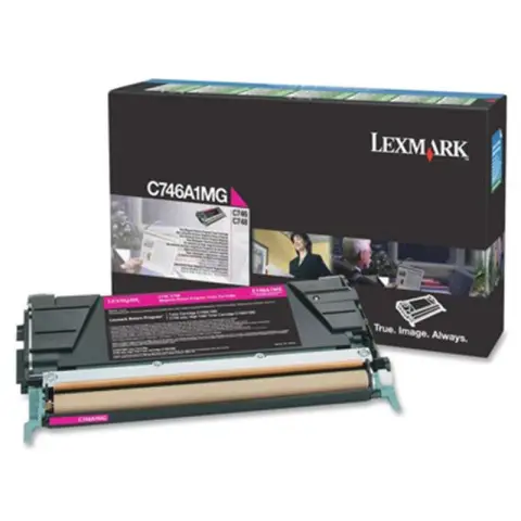 Toner Lexmark C746A1MG Magenta do drukarek (Oryginalny) [7k]