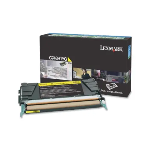 Toner Lexmark C748H1YG Yellow do drukarek (Oryginalny) [10k]