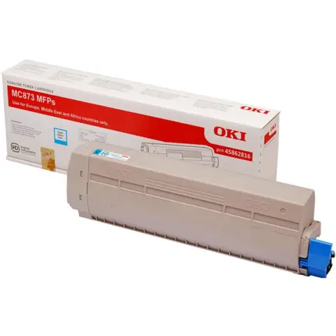 Toner OKI 45862816 Cyan do drukarek (Oryginalny) [10k]