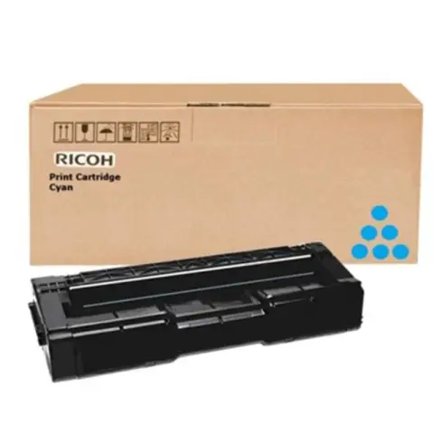 Toner Ricoh 406349 Cyan do drukarki (Oryginalny)