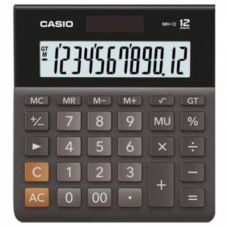 Casio kalkulator MH-12BK-S  | biurowy | 12 miejsc | Czany-5194711