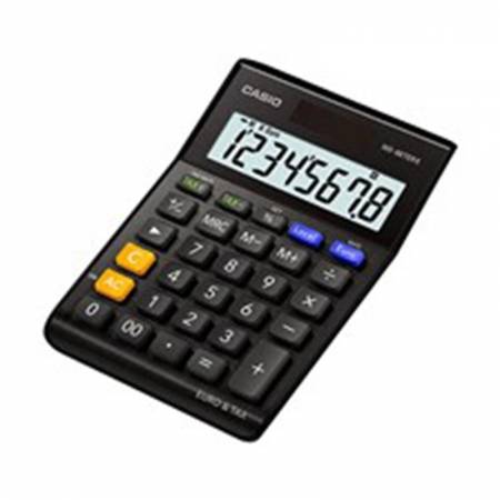 Casio kalkulator MS-88TERII-BK-S | biurowy | 8 miejsc | Czarny-5194747