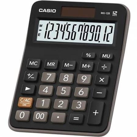 Casio kalkulator MX-12B  | biurowy | 12 miejsc | Czarny-5194751