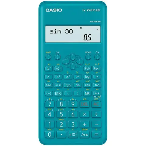Casio kalkulator FX-220PLUS-2-S | naukowy | 181 funkcji | Niebieski-5194691