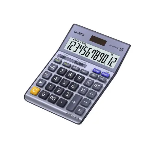 Casio kalkulator DF-120ECO | biurowy | 12 miejsc | Srebrny-5194714