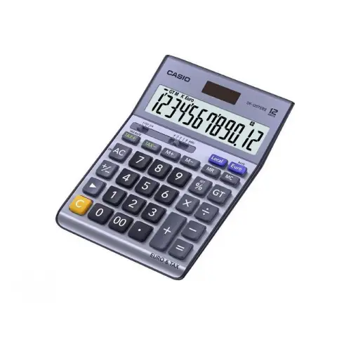 Casio kalkulator DF-120TERII-S | biurowy | 12 miejsc | Srebrny-5194715