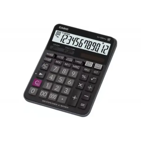 Casio kalkulator DJ-120DPLUS | biurowy | 12 miejsc | Czarny-5194718
