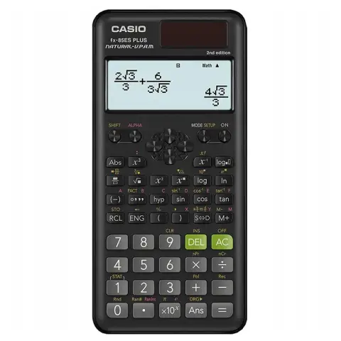 Casio kalkulator FX-85ESPLUS-2  | naukowy | 252 funkcji | Czarny-5194730