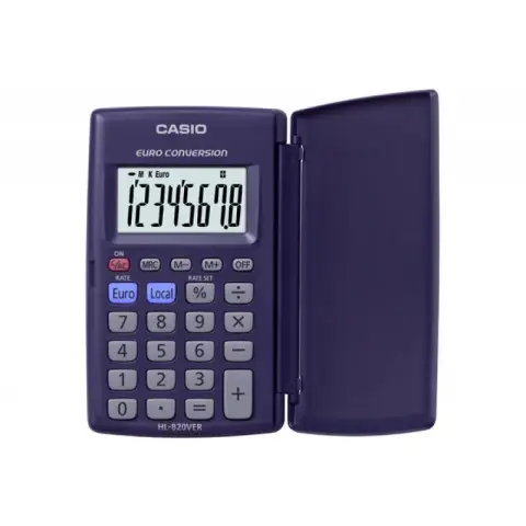 Casio kalkulator HL-820VER S | kieszonkowy | 8 miejsc | Granatowy-5194740