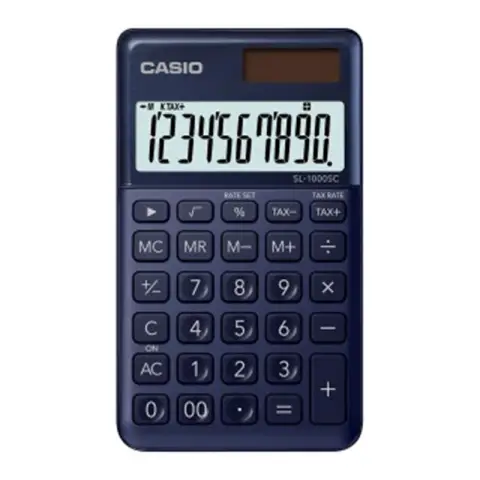 Casio kalkulator SL-1000SC-PK-S | kieszonkowy | 10 miejsc | Róż-5194760