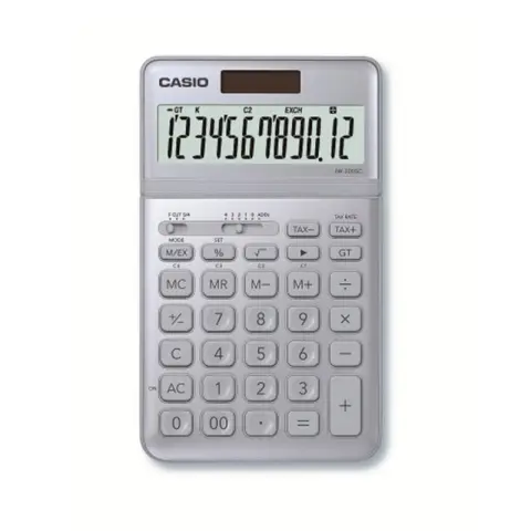 Casio kalkulator JW-200SC-BU-S | biurowy | 12 miejsc | Srebrny-5194767