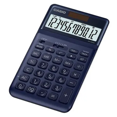 Casio kalkulator JW-200SC-NY-S | biurowy | 12 miejsc | Granatowy-5194770