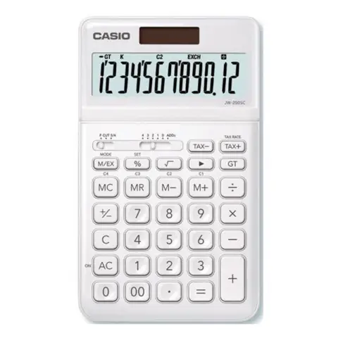 Casio kalkulator JW-200SC-WE-S | biurowy | 12 miejsc | Biały-5194772