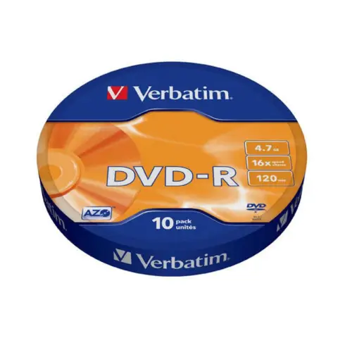 Verbatim DVD-R | 4.7GB | x16 | szpindel 10 szt