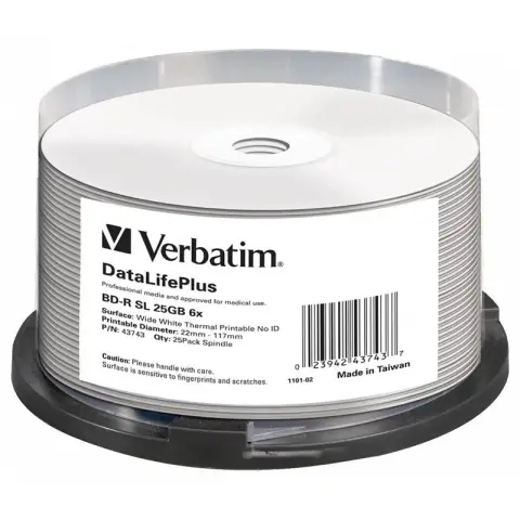 Verbatim CD-R | 700MB | x52 | 50szt |  do nadruku Wide Thermal-3833254