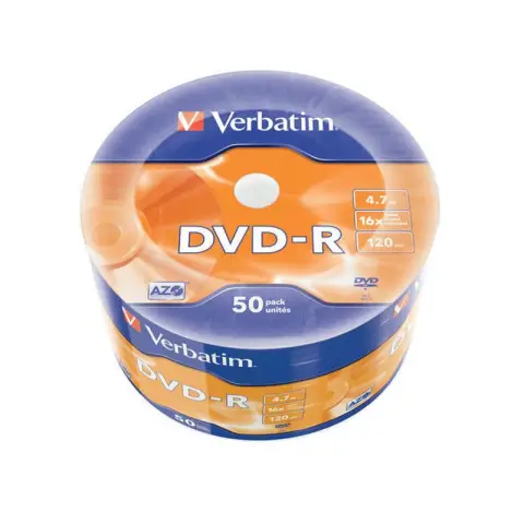 Verbatim DVD-R | 4.7GB | x16 | szpindel 50 szt-3798343