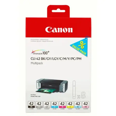 CANON TUSZ CLI42 Pro-100 MultiPackCMYK 8-5265739