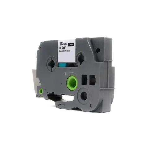 Taśma JetWorld Biały na Zielonym Zamiennik Brother 18mm x 8m TZe-745 (TZE745, TZ745, TZ-745, AZE745, AZE-745) -5431098