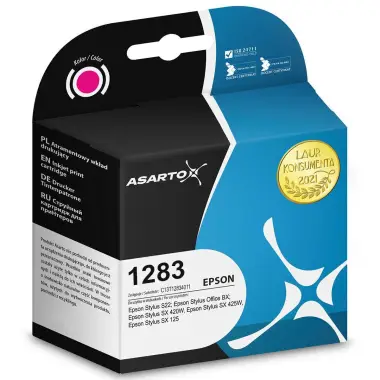 Tusz magenta do Epson Stylus BX305, S22, SX125, SX130, SX230, SX235, SX420, SX425, SX435, SX445 - Epson T1283 zamiennik