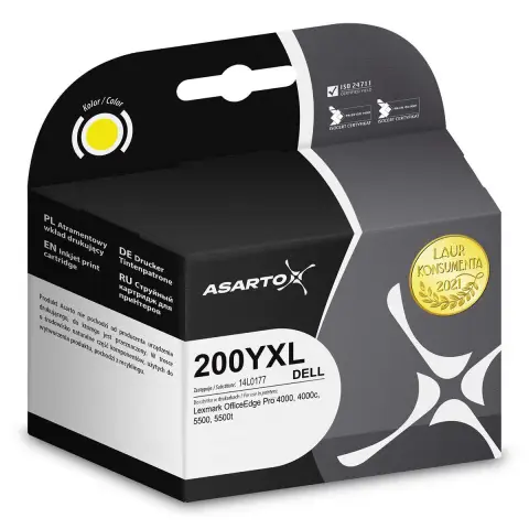 Tusz Asarto do Lexmark 200XL | PRO4000 | yellow
