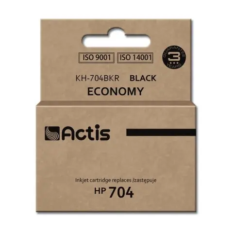 Tusz KH-704BKR Czarny do drukarek HP (Zamiennik HP 704 / CN692AE) [15 ml]