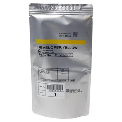 Developer Ricoh do Aficio MP C2800 | 240 000 str. | yellow