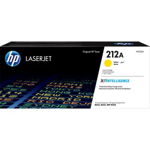 HP W2122A - Toner 212A żółty do HP Color LaserJet EnterpriseM554, M555, M578