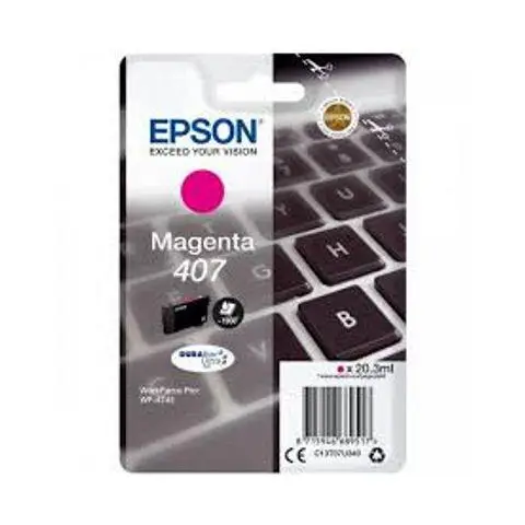 Tusz  Epson 407 do WF-4745DTWF | 20,3 ml | Magenta