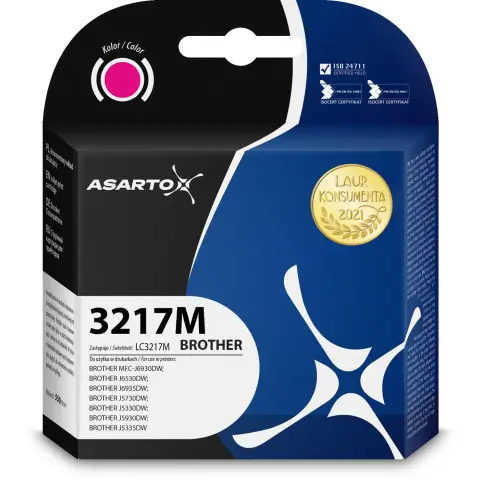 Brother LC3217M zamiennik - Tusz magenta do Brother MFC-J6935, MFC-J6930, MFC-J6730, MFC-J6535, MFC-J6530, MFC-J5930, MF