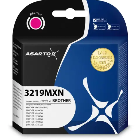 Brother LC3219XLM zamiennik - Tusz magenta XL do Brother MFC-J6935, MFC-J6930, MFC-J6730, MFC-J6535, MFC-J6530, MFC-J593