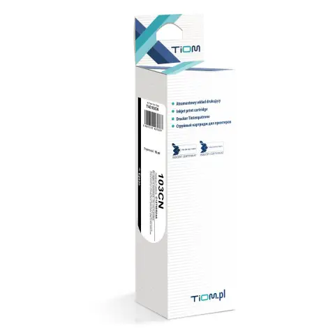 Zamiennik tuszu Epson 103 Cyan marki TiOM