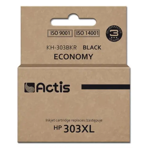 Tusz Actis KH-303BKR (zamiennik HP 303XL T6N04AE; Premium; 20ml; 600 stron; czarny)
