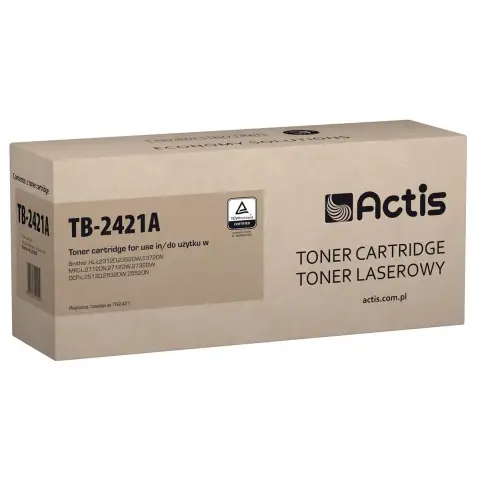Toner TN-2421 zamiennik Actis - Toner do Brother MFC-L2712, MFC-L2732, HL-L2312, HL-L2552, HL-L2372 ...