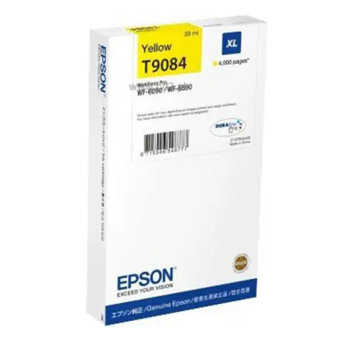 Epson T9084 - Tusz żółty XL do Epson WF-6000, WF-6090, WF-6590