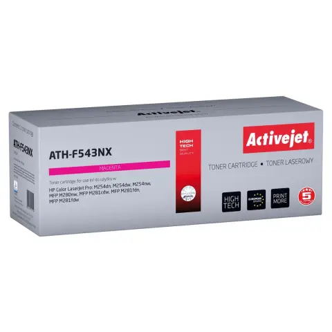 Toner Activejet ATH-F543NX (zamiennik HP 540 CF543X; Supreme; 2500 stron; purpurowy)