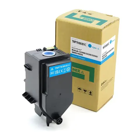Toner cyan do Konica Minolta Bizhub C3350i, C4050i - Zamiennik TNP79C