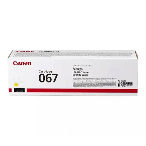 Canon CRG-067Y - Toner 067 żółty do Canon i-SENSYS LBP-630, LBP-631, LBP-633, MF-650, MF-651, MF-655, MF-657