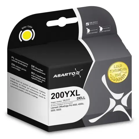 Tusz Asarto do Lexmark 200XL | PRO4000 | yellow