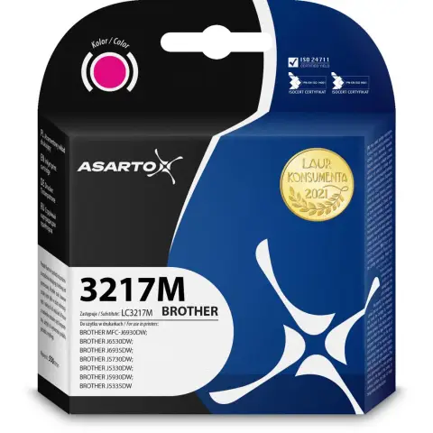 Brother LC3217M zamiennik - Tusz magenta do Brother MFC-J6935, MFC-J6930, MFC-J6730, MFC-J6535, MFC-J6530, MFC-J5930, MF