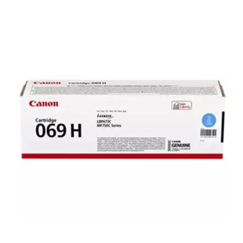 Canon 069H cyan - Toner XL do Canon i-SENSYS LBP-673cdw, MF-750, MF-752cdw, MF-754cdw