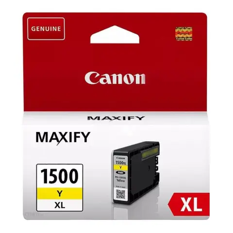 Tusz Canon PGI-1500XLY Yellow do drukark (Oryginalny) [12ml]
