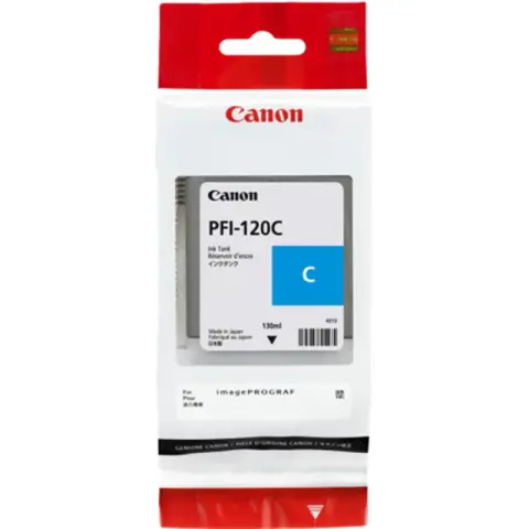Canon PFI-120C - Tusz cyan do Canon TM-200, TM-205, TM-300, TM-305