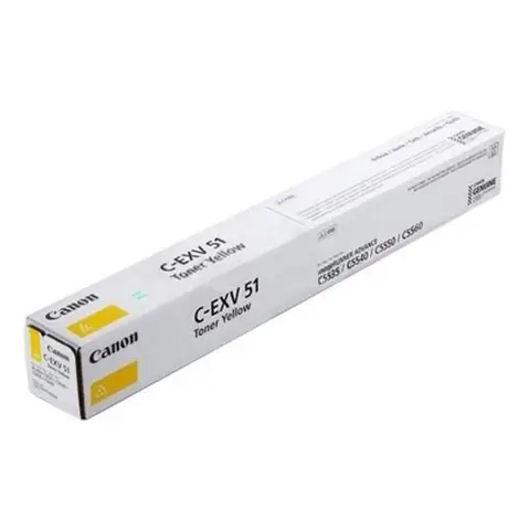 Canon C-EXV51 - Toner żółty do Canon iR-C5500, 5535, 5540, 5560