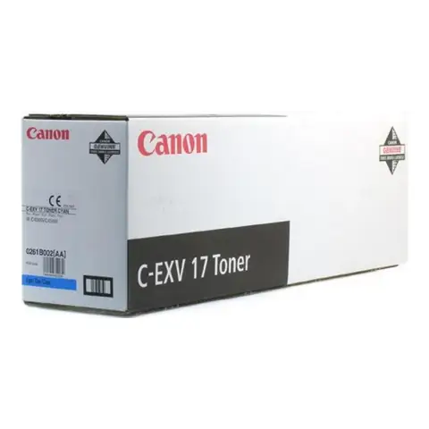 Toner Canon C-EXV17 Cyan do kopiarek (Oryginalny)