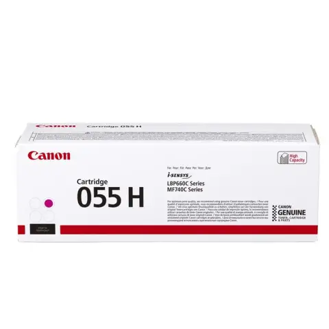 Toner magenta Canon 055H do Canon LBP-660, LBP-662, LBP-663, LBP-664, MF-740, MF-741, MF-742, MF-743, MF-744, MF-745, MF
