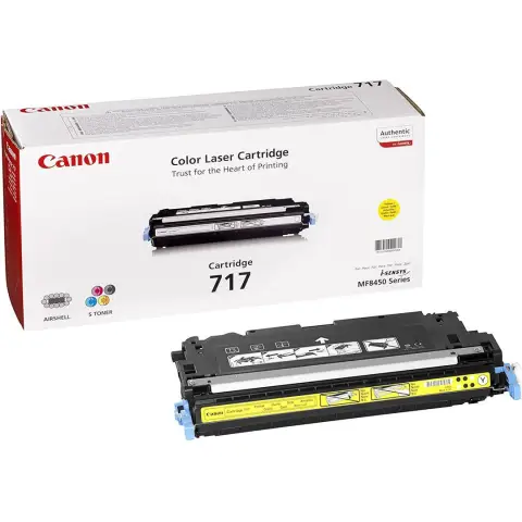 Toner Canon CRG-717Y Yellow do drukarek (Oryginalny) [4k]
