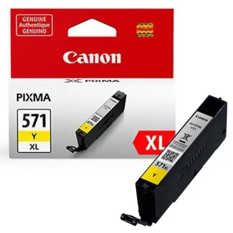 Tusz Canon CLI-571Y XL Yellow do drukarek (Oryginalny) [11ml]