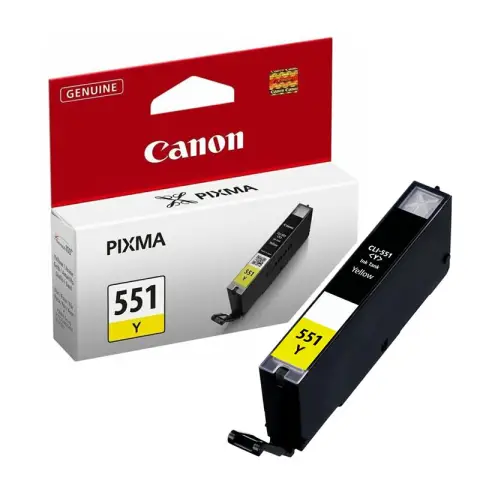 Tusz Canon CLI-551Y Yellow do drukarek (Oryginalny) [7 ml]