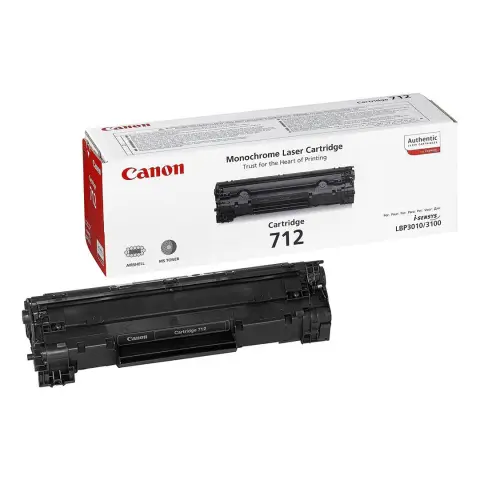 Toner Canon CRG-712 Czarny do drukarek (Oryginalny) [1.5k]